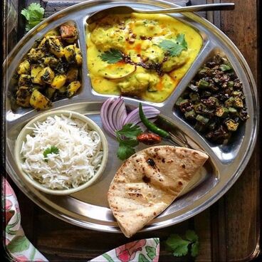 Gramins Cafe Kasauli Ghar ki thali